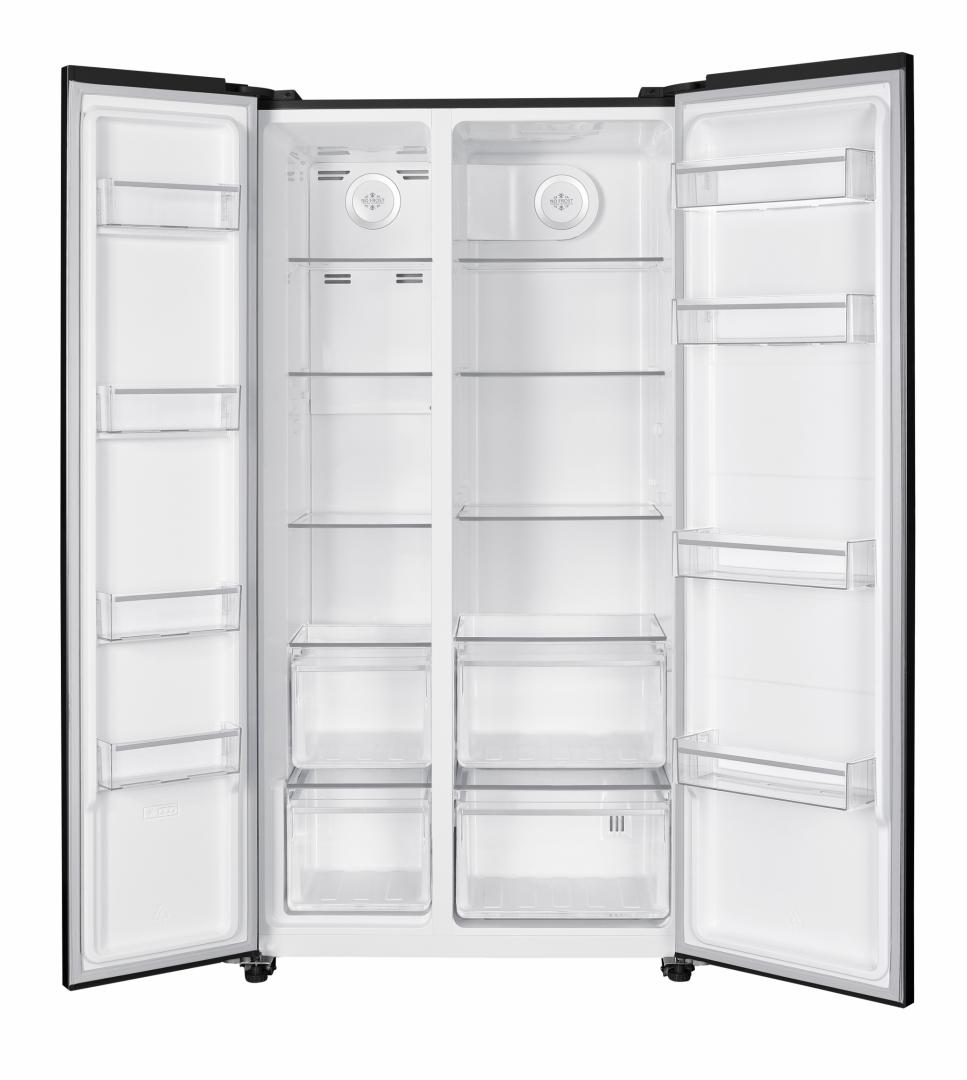 Side by Side HEINNER HSBS-HM532NFBKE++, No Frost, 532 L, Clasa - imagine 3