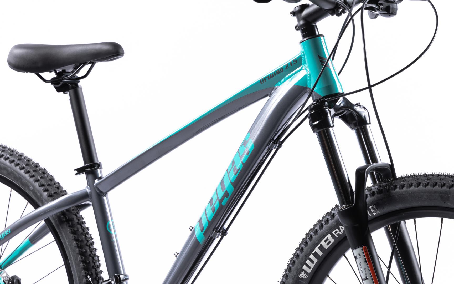 Bicicleta MTB Pegas DRUMET XS 27.5'' GRI TURCOAZ - imagine 14