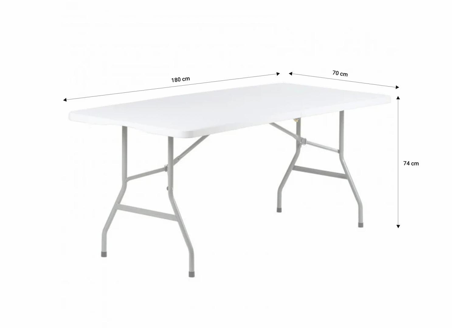 HEINNER SET MASA CU 4 SCAUNE PLASTIC PLIABILE - imagine 4