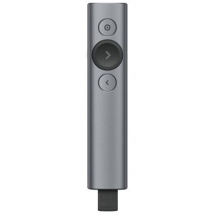 Presenter Logitech Spotlight, gri-negru