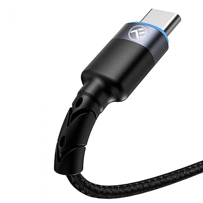 Cablu Tellur USB to Type-C cu LED, 3A, nailon, 1.2m, - imagine 4