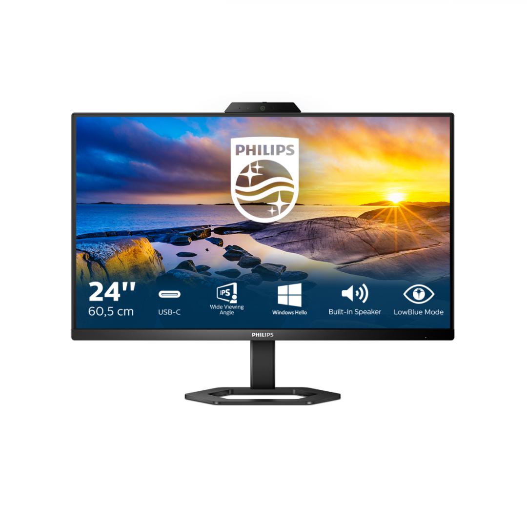Monitor Consumer Philips 24E1N5300HE/00, 23.8", 1920 x 1080 pixeli, Black,