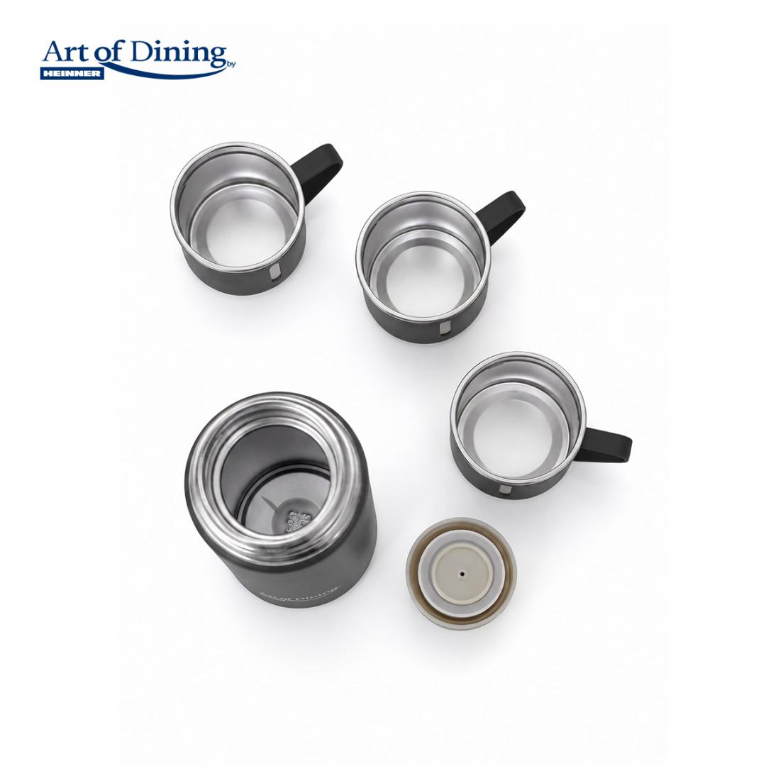 SET TERMOS QUATTRO SIP NEGRU, COOKING BY HEINNER - imagine 4