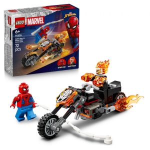 OMUL PAIANJEN VS CALARETUL FANTOMA PE MOTOCICLETA LEGO76335