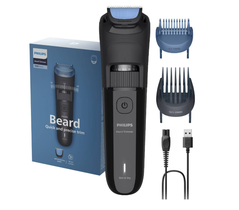Aparat de tuns barba PHILIPS BT3620/15 cu lame cu autoascutire,