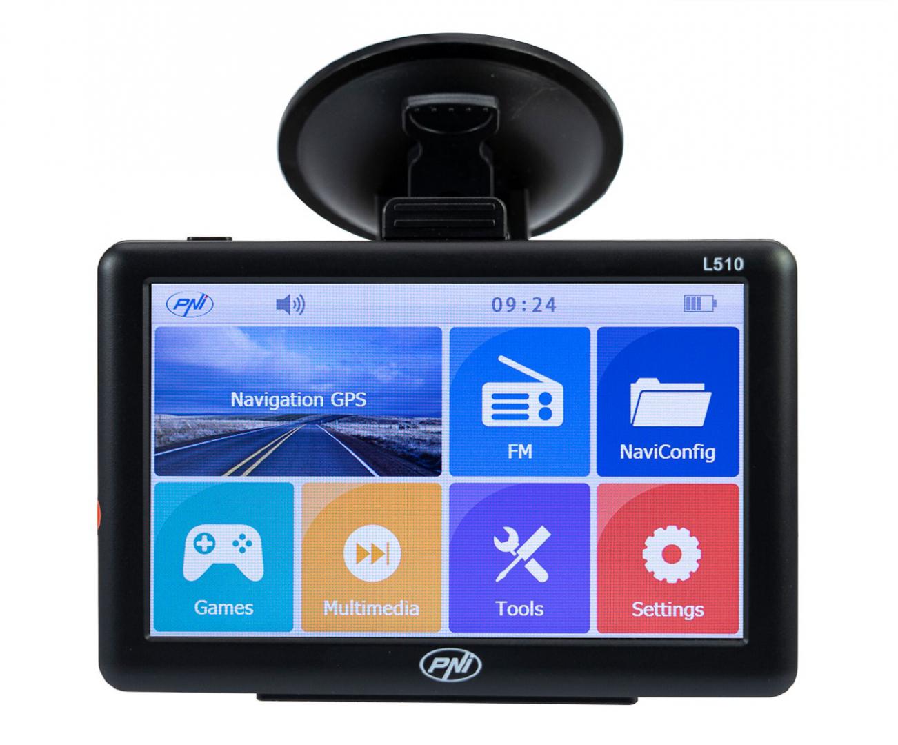 Sistem de navigatie GPS PNI L510 ecran 5 inch, 800 - imagine 3