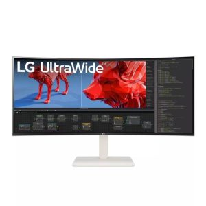 Monitor Consumer LG 38WR85QC-W, 37.5", 3840 x 1600 pixeli, White,