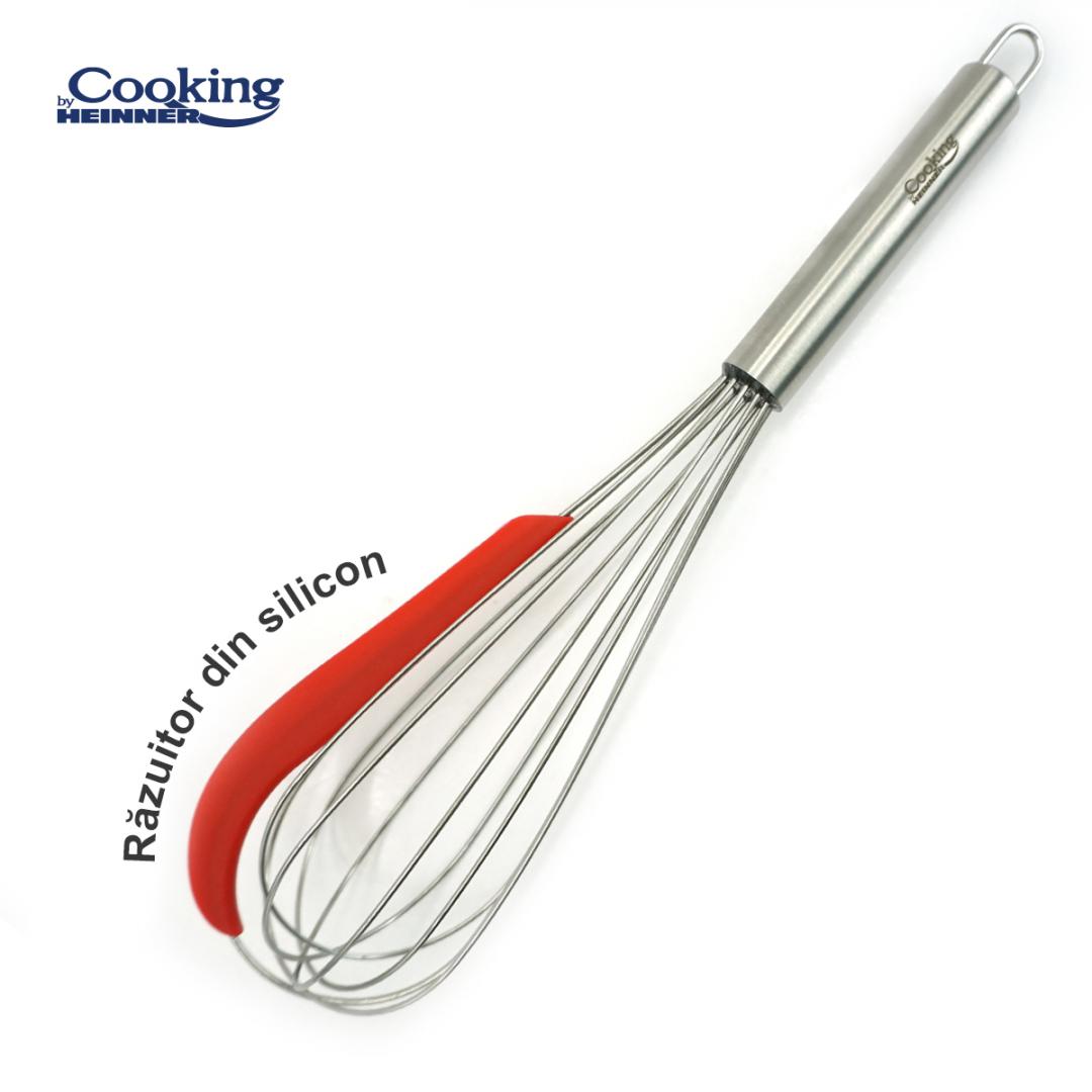 TEL INOX CU RAZUITOR DIN SILICON 30 CM, TEYA - imagine 7