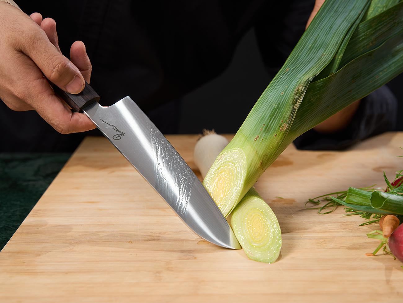 CUTIT SANTOKU 18 CM, RIKITO WATANABE, SAMURAI GOURMET, COOKING BY - imagine 7
