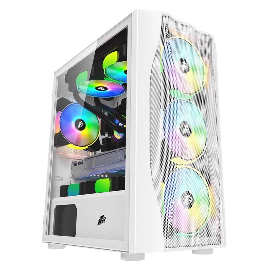 Carcasa 1st PLAYER X3-M, RGB, Full Tower, White