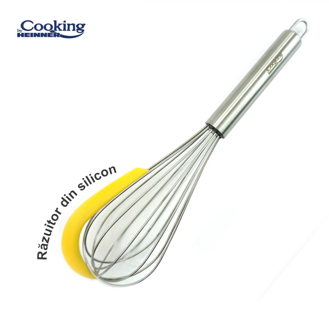 TEL INOX CU RAZUITOR DIN SILICON 23 CM, TEYA - imagine 6