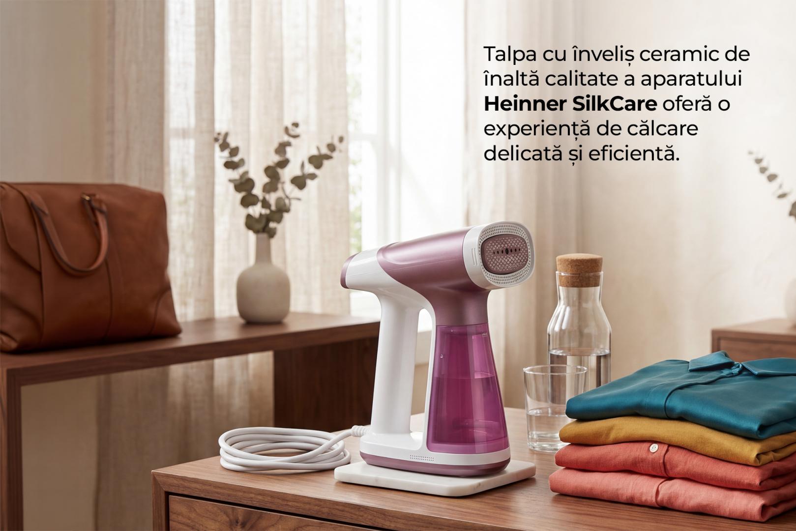 Aparat de călcat vertical cu funcție vacuum HEINNER SilkCare HGS- - imagine 6