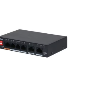 Dahua PoE Desktop Gigabit Unmanaged Switch, 6 Ports, 4×Gbit RJ-45