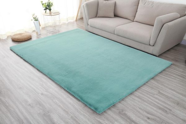 Covor Heinner Shaggy soft blanita Turcoaz 160x230 cm - imagine 3
