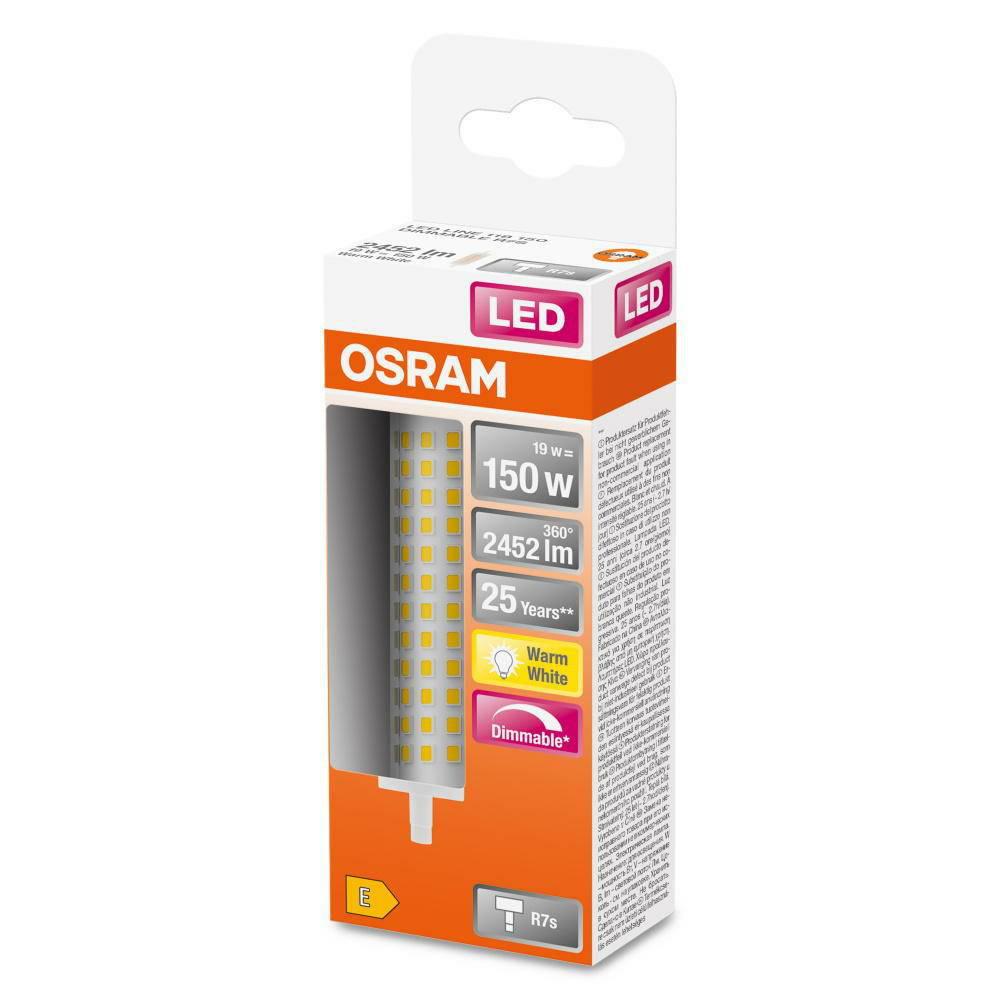 Bec LED Osram DIM LINE, R7s, 19W (150W), 2452 lm,