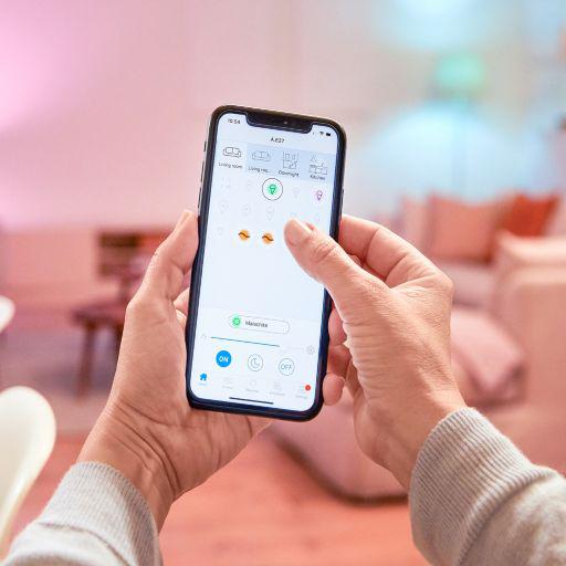 Bec LED inteligent WiZ Connected Whites, Wi-Fi, GU10, 4.9W (50W), - imagine 7