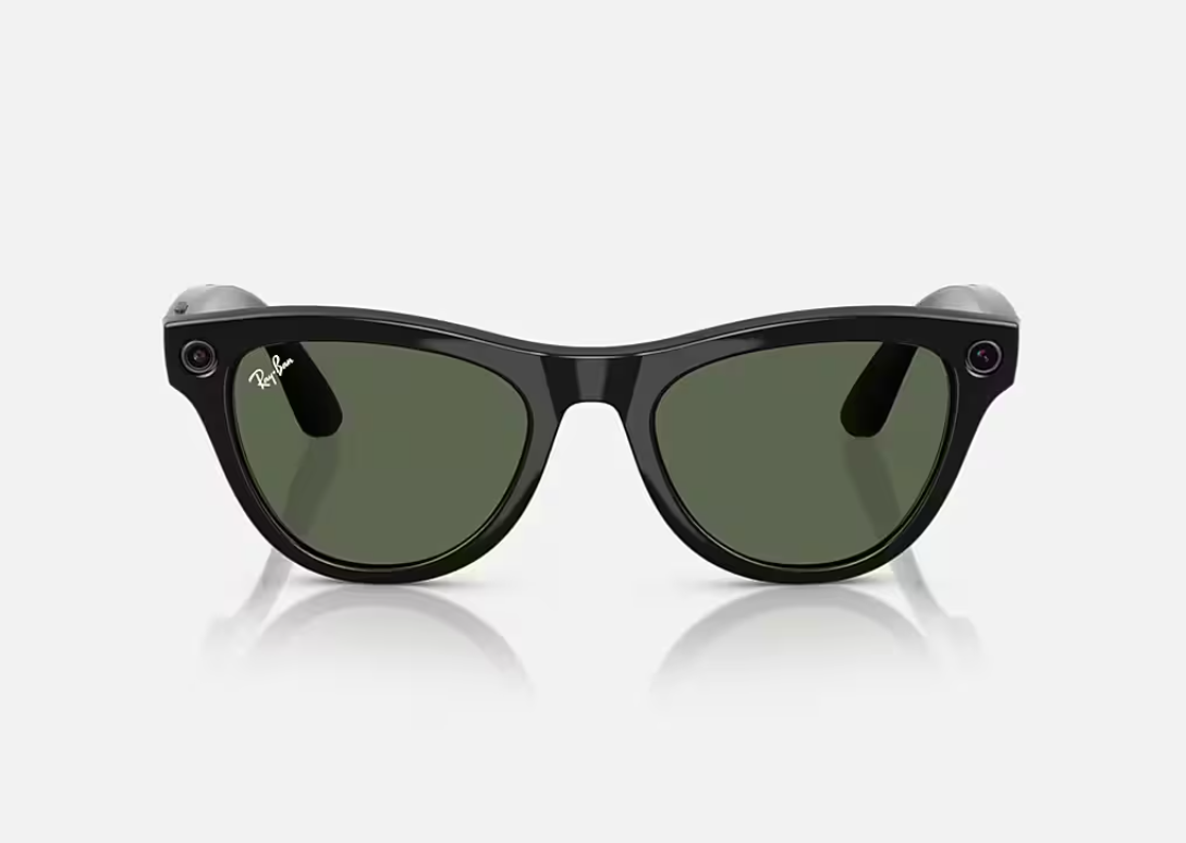 Ray-Ban Meta Skyler Gen 1 High Bridge Fit Shiny Black