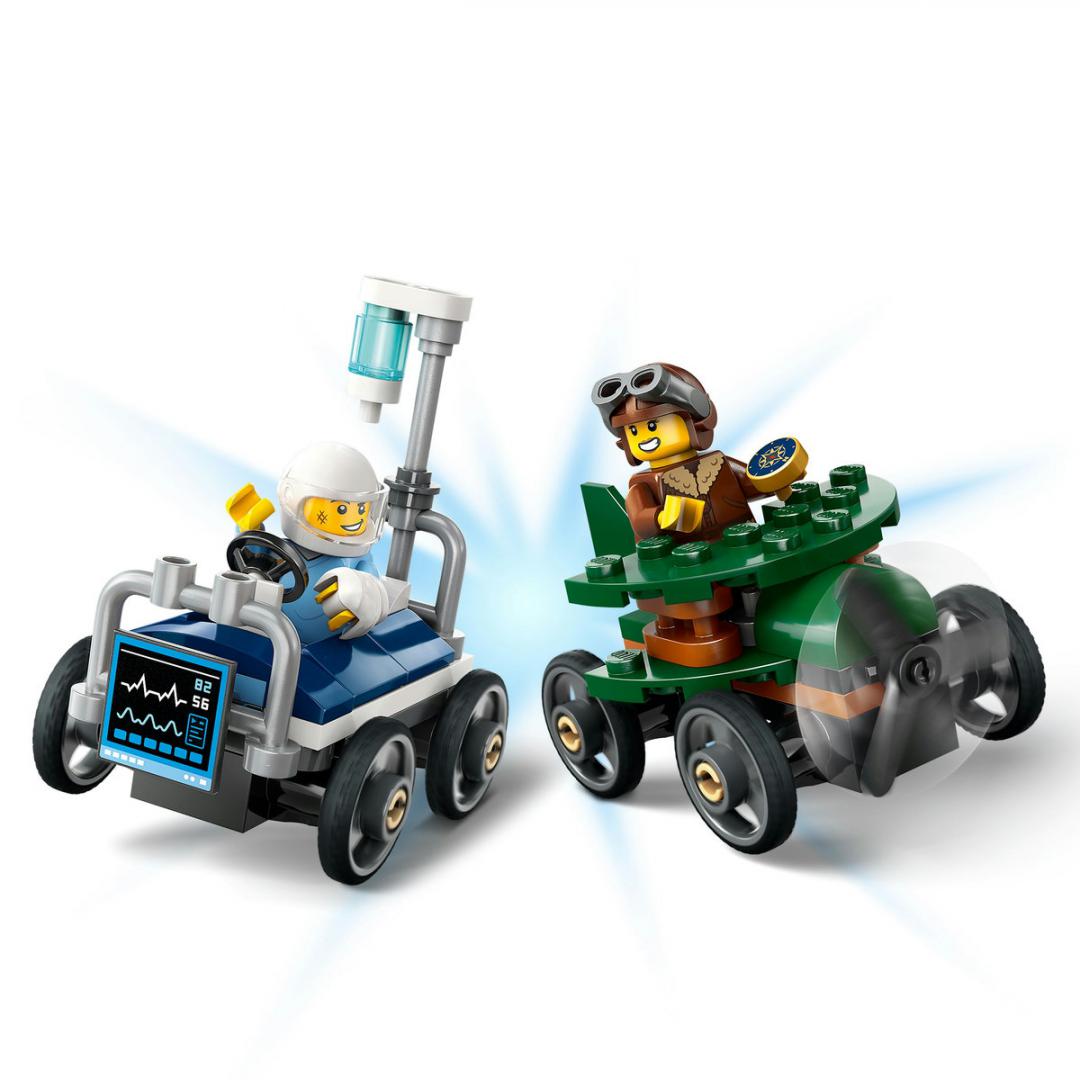 PACHET DE CURSE AVION VS. PAT DE SPITAL, LEGO 60459 - imagine 8