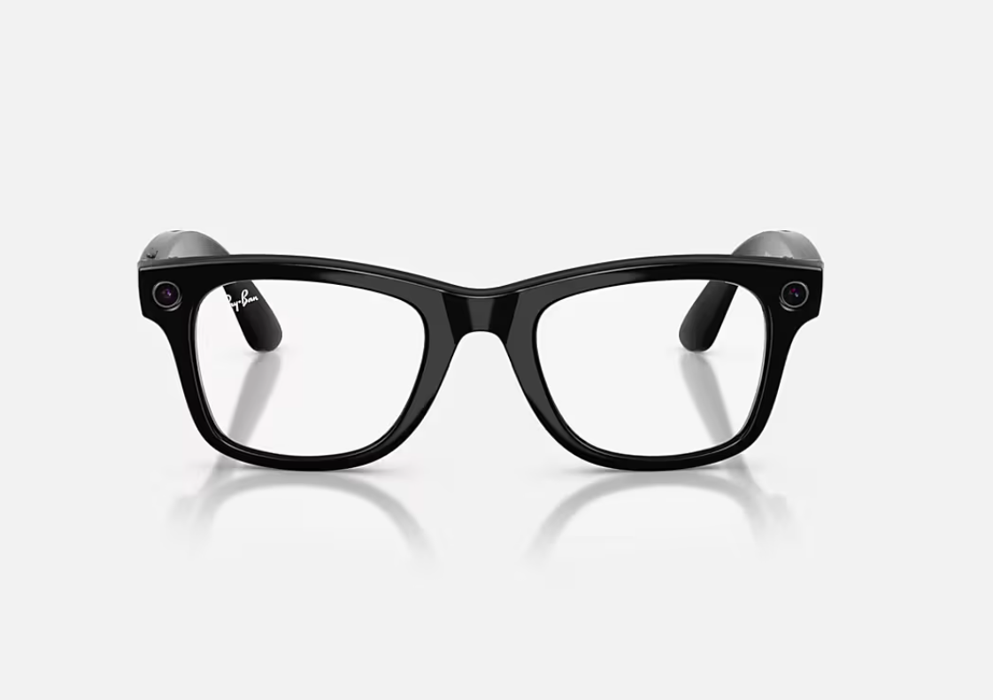 ORW4012 META WAYFARER High Bridge Fit - Shiny Black - - imagine 4