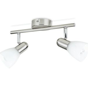 Spot Philips Essentials Burlap, 2xE14, 2x40W, IP20, 14.5x29x19.5cm, Crommat