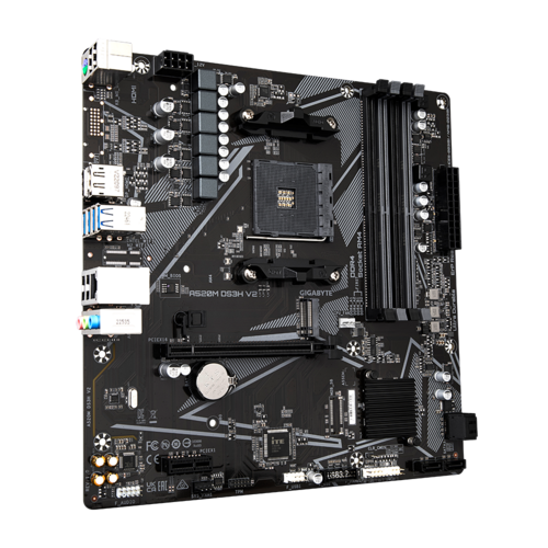 Placa de baza Gigabyte A520M DS3H V2, Socket AM4, DDR4, - imagine 3