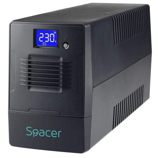 UPS SPACER SPUP-800D-LIT01, 480W, LCD, USB, Tower