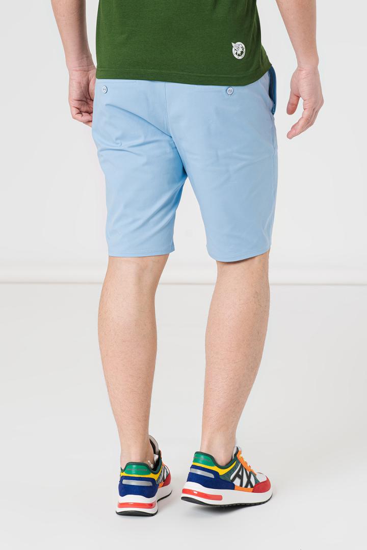 PANTALONI SCURT CASUAL BARBATI BLUE XL - imagine 3