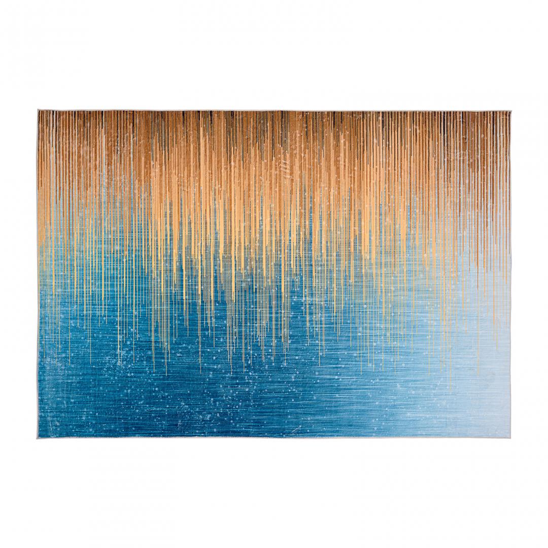 Covor printat, FUSION 160x230 cm, lavabil cu spate antialunecare,