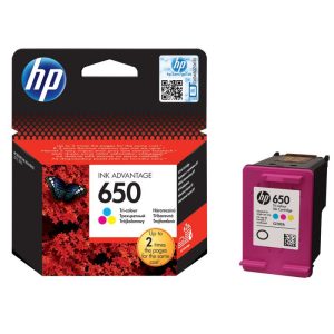 Cartus HP 650, Cyan, Magenta, Yellow