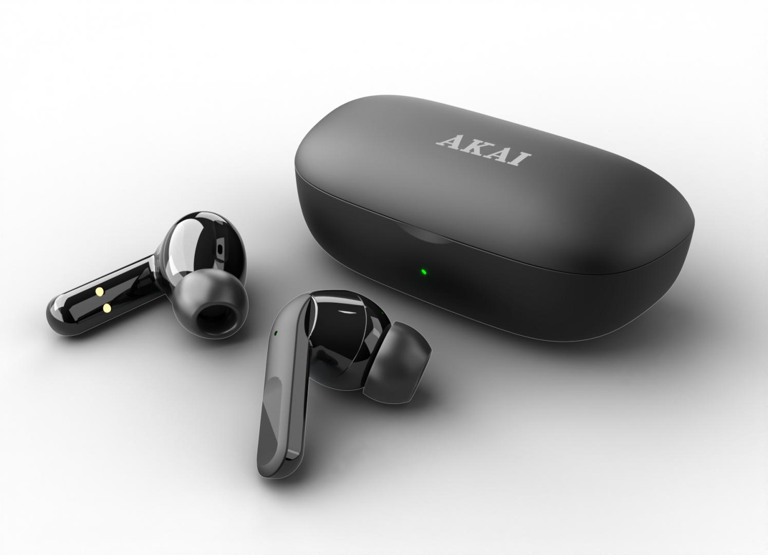 Casti In-ear AKAI BTJE-J20ANC, Wireless, noise-canceling, Negru - imagine 12