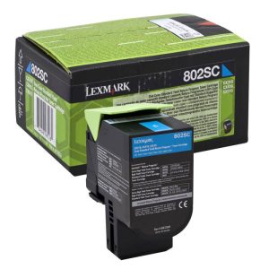 Toner Lexmark 80C2SC0, Cyan