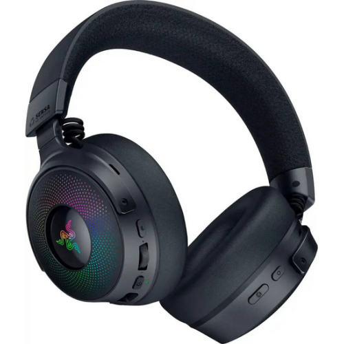 Casti Gaming Head-band Razer Kraken V4 Pro, Wireless/Wired, Negru