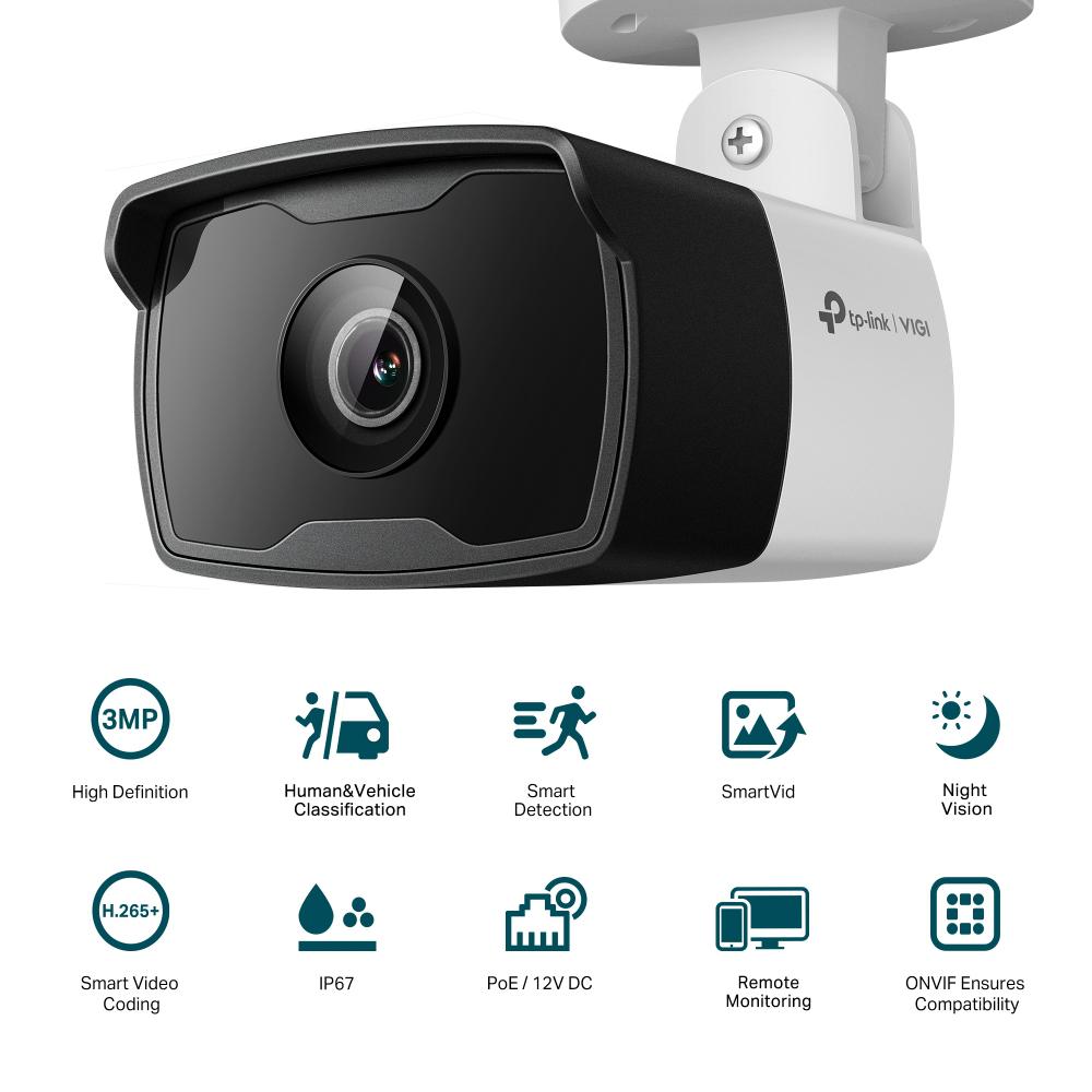 "TP-Link Camera IR de supraveghere Bullet pentru exterior VIGIC330I(4MM), Senzor - imagine 3