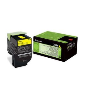 Toner LEXMARK 702YE, Yellow