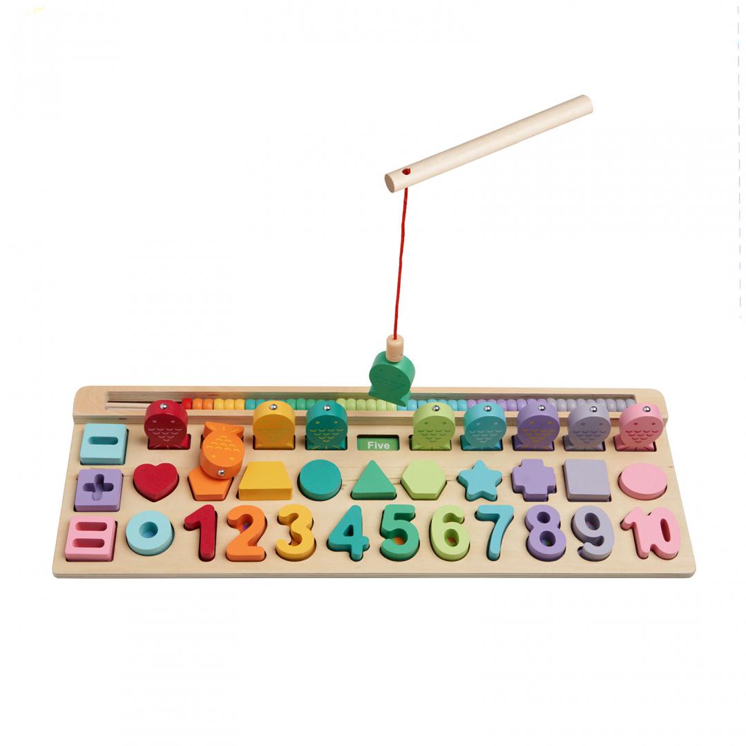 JOC PUZZLE DIN LEMN, 4 IN 1, 35 DE PIESE, - imagine 3