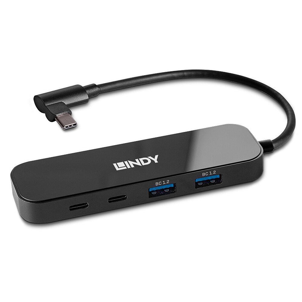 Hub USB LINDY 4 Port USB 3.2 Gen 2 Hub, - imagine 4