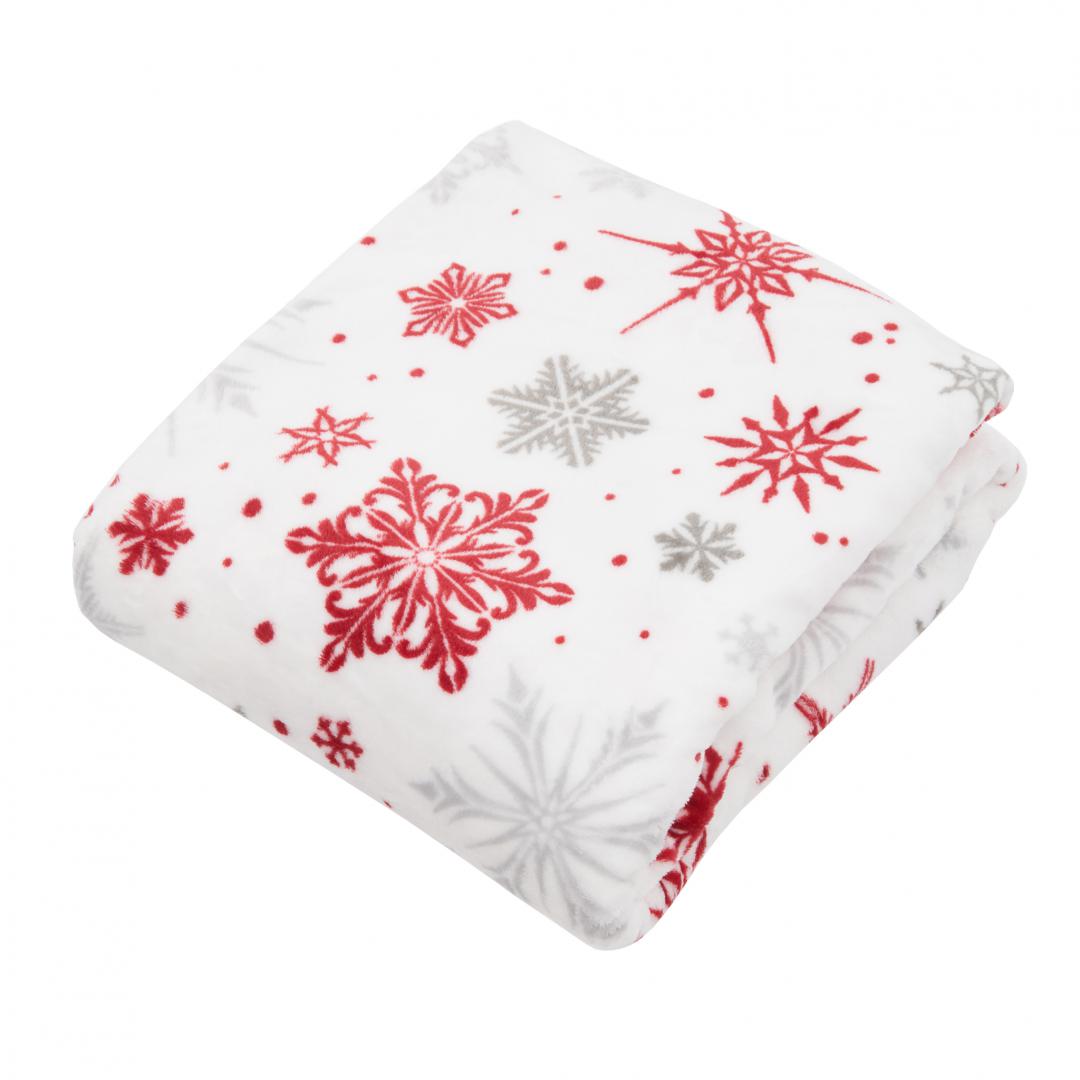 PATURA FLEECE 150X200 CM XMS STARS - imagine 3