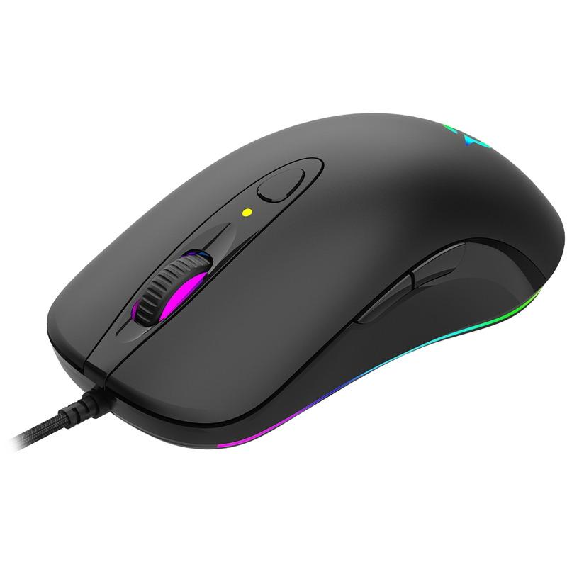 Mouse Gaming AQIRYS Orion, 16000 dpi, Negru - imagine 3