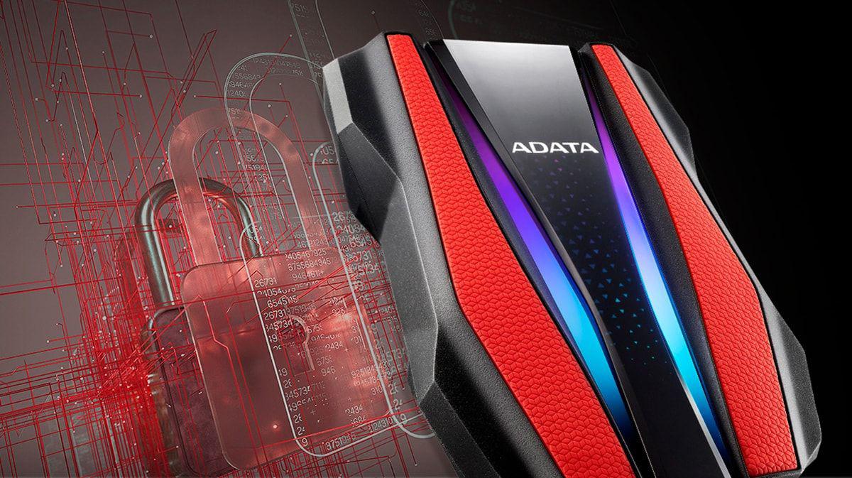 HDD Extern Adata HD770G, 2TB, Rosu, USB 3.2 - imagine 3