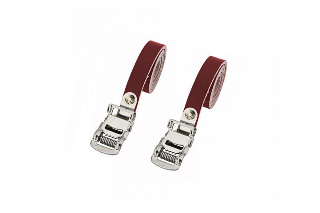 CURELE PIELE CU CATARAMA OTEL TU-317, LUNGIME 430MM, MARO