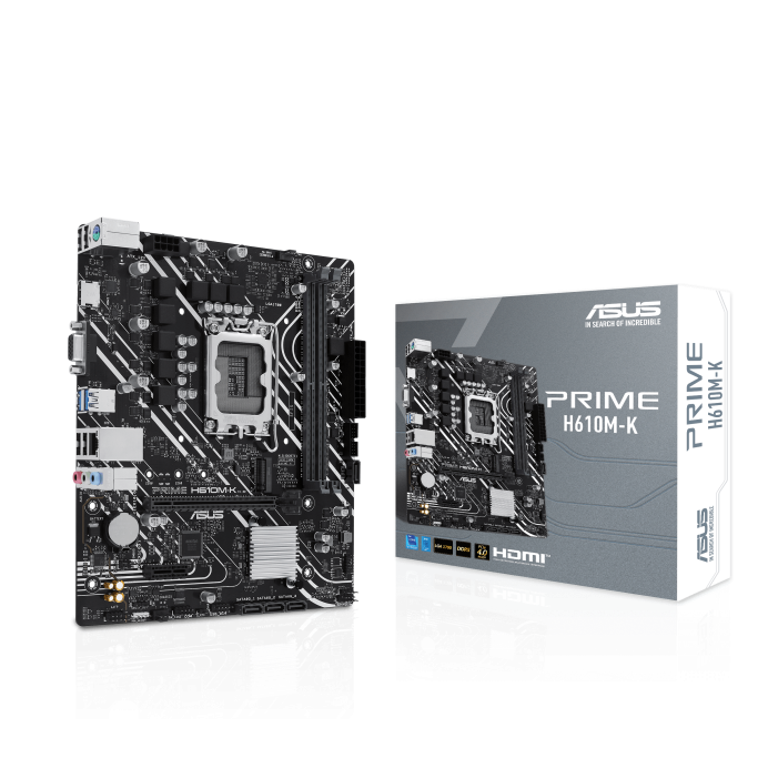 Placa de baza ASUS Prime H610M-K, LGA 1700, DDR5, mATX