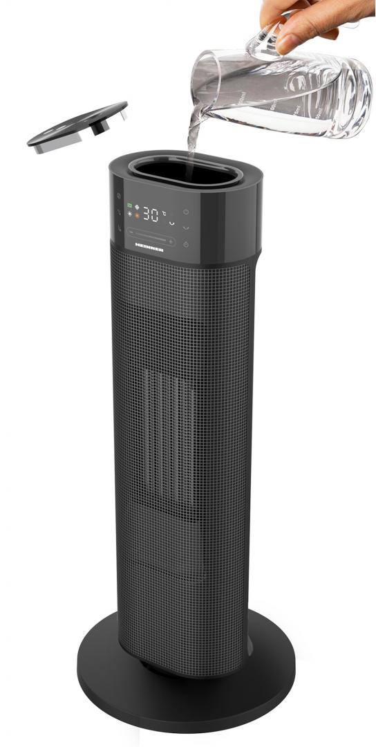 RADIATOR CERAMIC CU UMIDIFICARE HEINNER HCH-LH2000BK - imagine 5