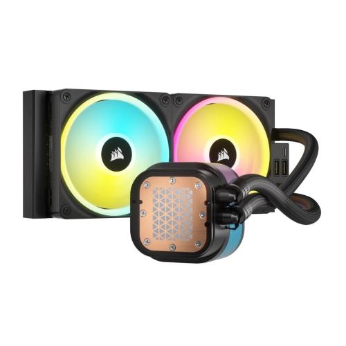 Cooler Procesor CORSAIR H110i, Lichid, 14 cm, 2 ventilatoare, aRGB - imagine 3