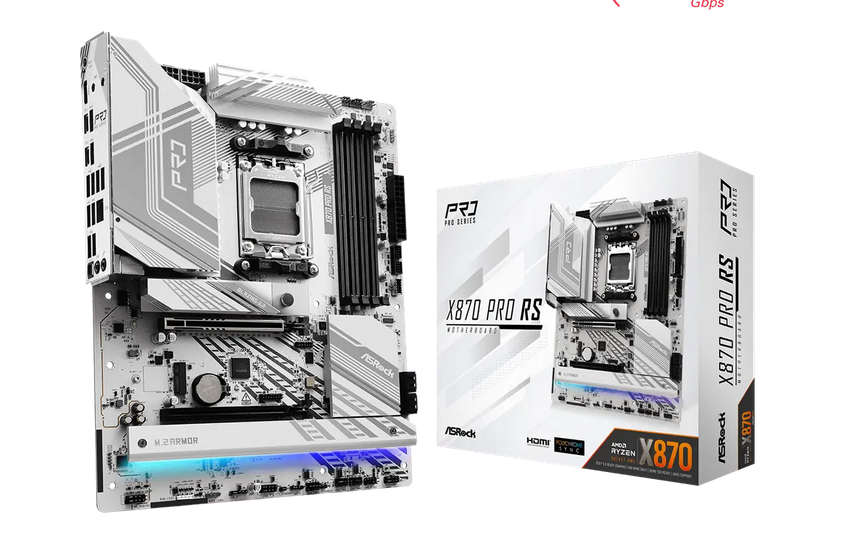 Placa de baza ASRock X870 PRO RS, Socket AM5, DDR5,