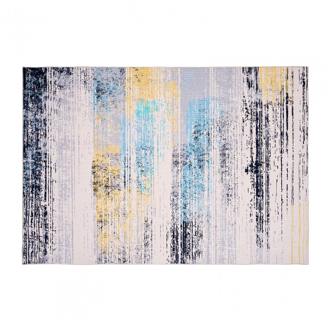 Covor printat, MILI 160x230 cm, lavabil cu spate antialunecare, inaltime
