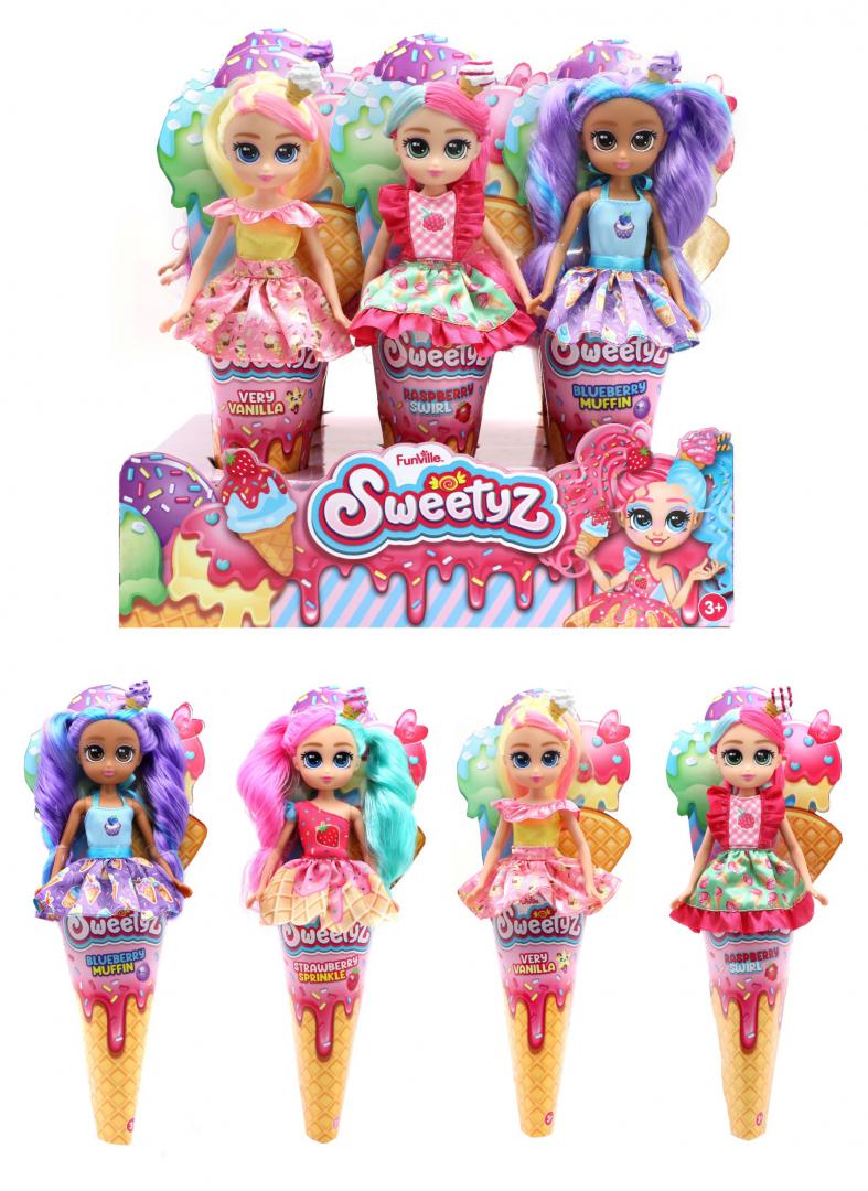 PAPUSA IN CON, SWEETYZ, DIVERSE MODELE, 23 CM - imagine 11