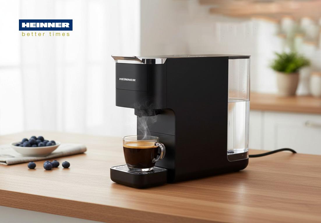 ESPRESSOR CU CAPSULE HEINNER CAFE SUPREME HEMC-DD15BK - imagine 4