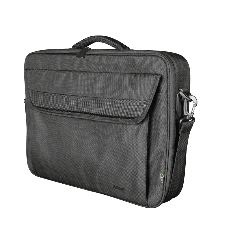 Geanta laptop Trust Atlanta, Negru, 2 ani Garantie - imagine 3