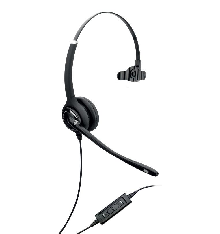 Casti Mono-casca Axtel Elite UC, Wired, noise-canceling, Multicolor