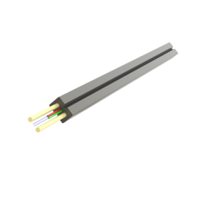 Cablu fibra optica 2 fibre flat drop SM, 100N, intarziere
